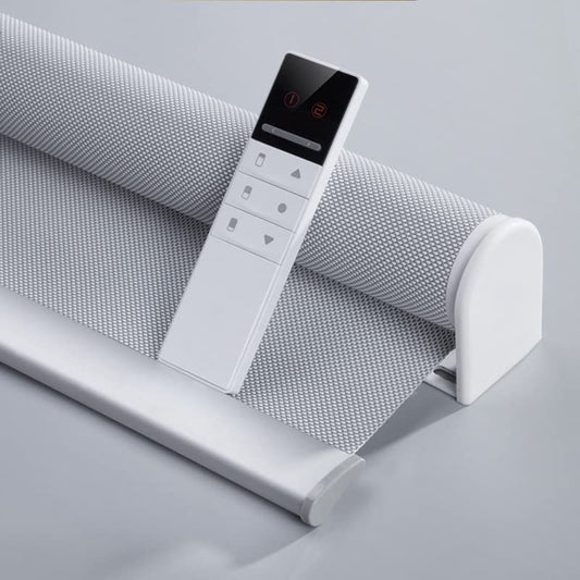 TIPIACE Motorized Full Blackout Roller Shades